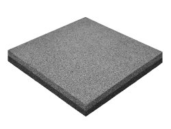 Резиновая плитка  M-KORT STANDART, 500x500х15 мм, серая